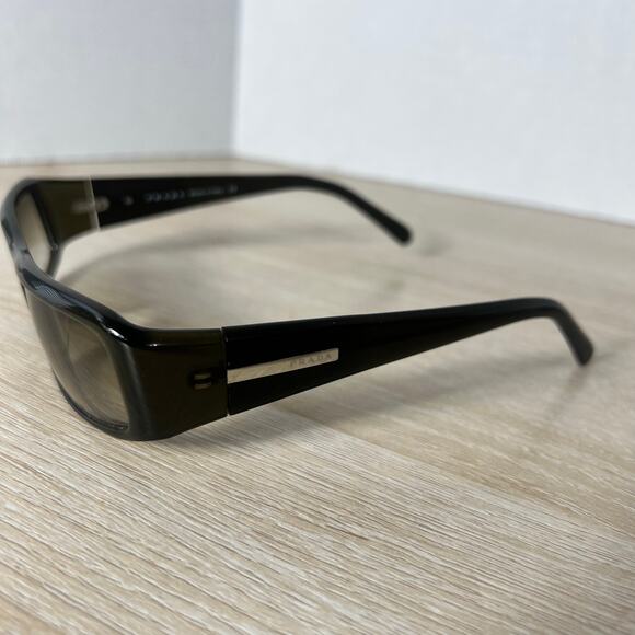 RARE! Prada SPR02E 0AO-4M1 Dark Green Rectangle Sunglasses Gradient 54-17-130 main image 13